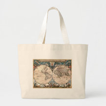 ANTIQUE MAP BAGS