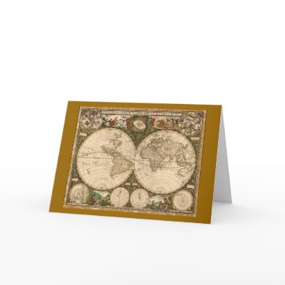 ANTIQUE MAP by EarthGifts