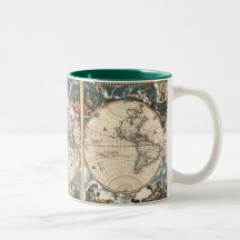 ANTIQUE MAP MUG