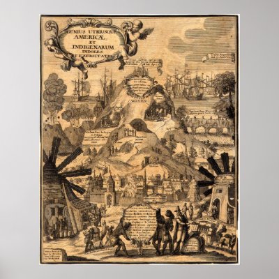 Antique Map of America Poster by classicprints