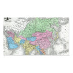 Antique Map of Asia circa 1800s Business Cards