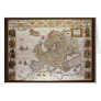 Antique Map of Europe, c1617 by Willem Jansz Blaeu Cards