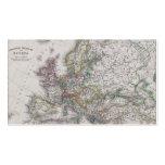 Antique Map of Europe circa 1862 Business Cards