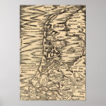 Antique Map of Holland posters