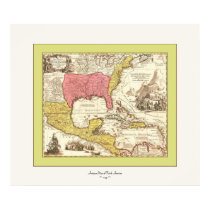 Antique Map of North America ~ 1759 posters