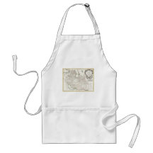 Antique Map of Persia- Iran, Afghanistan, & Iraq Apron