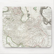 Antique Map of Persia- Iran, Afghanistan, & Iraq Mousepad