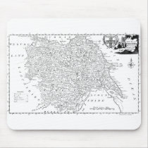 Antique Map of Yorkshire 1786 Mouse Mats