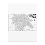 Antique Map of Yorkshire 1786 Postcards