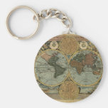 Antique Map Series Key Chain