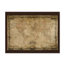 Antique Map Series Postcards