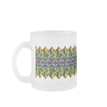 Antique Mardi Gras Fleur Coffee Mugs