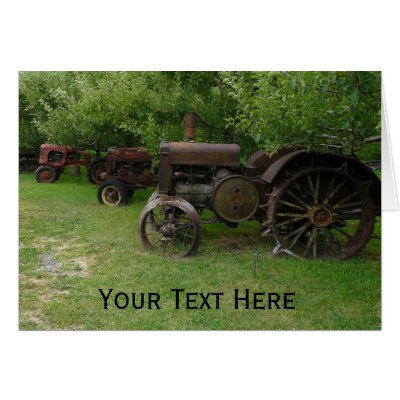Antique Metal Wheel Tractors by CountryCorner