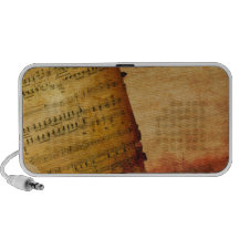 Antique Music Composition iPod Speaker