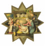 Antique Nativity Christmas Ornament Cut Outs