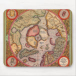Antique Old World Map, Arctic North Pole, 1595 Mouse Pad