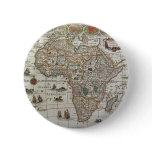Antique Old World Map of Africa, c. 1635 Buttons