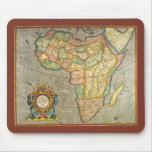 Antique Old World Mercator Map of Africa, 1633 Mouse Pad