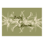 Antique Olive Floral Save the Date