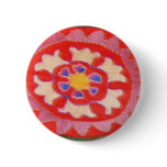 Antique Ottoman Embroidery floral design Button