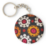 Antique Ottoman Embroidery Turkish Rug keychains