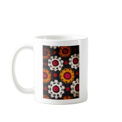 Antique Ottoman Embroidery Turkish Rug Mug by oldsaltydog