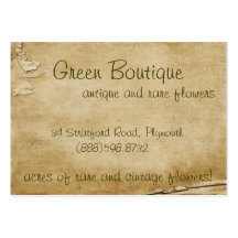 Antique Paper Business Cards