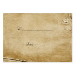Antique Paper Table Place Card Business Card Template