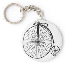 Antique Penny Farthing Bicycle Keychains