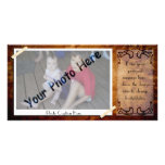 Antique Photo Frame Photo Greeting Card