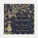 Antique Pride and Prejudice Peacock Edition Cover Refrigerator Magnet