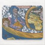 Antique Ptolemaic World Map; Claudius Ptolemy Mousepads