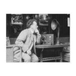 Antique Radio, early 1900s postcards