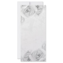 Antique roses rack cards