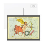 Antique Sagittarius, Archer, Signs of the Zodiac Post Card