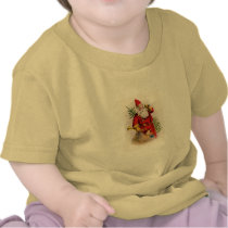 Antique Santa on the phone T-shirts