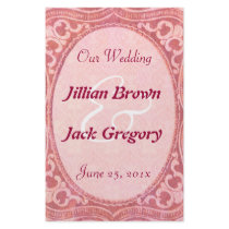 Antique Scroll Wedding Program