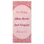Antique Scroll Wedding Program rack cards