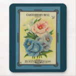 Antique Seed Packet: Canterbury Bells mousepads