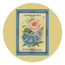 Antique Seed Packet: Canterbury Bells Sticker