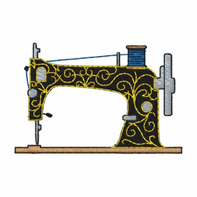 Antique Sewing Machine by ZazzleEmbroidery