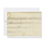 Antique Sheet Music invitations