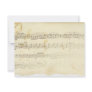 Antique Sheet Music Invitation