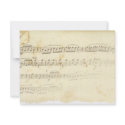 Antique Sheet Music invitations