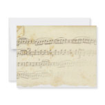 Antique Sheet Music invitations