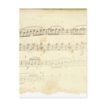 Antique Sheet Music Post Cards