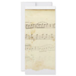 Antique Sheet Music rack cards