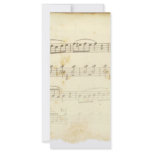 Antique Sheet Music Custom Rack Cards