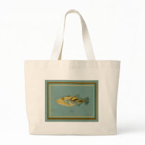 Antique Sign Fish Tote Bag