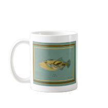 Antique Sign Fish Coffee Mug